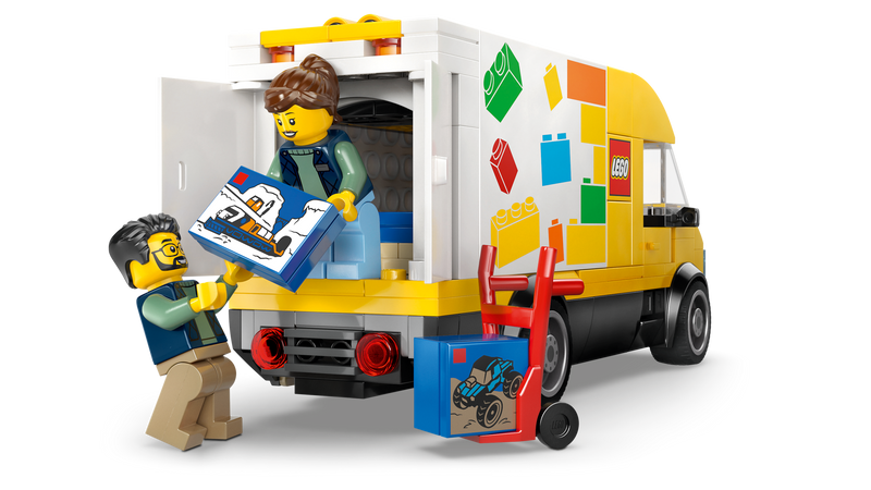 LEGO Van 60500 building kit delivery truck (British brand)