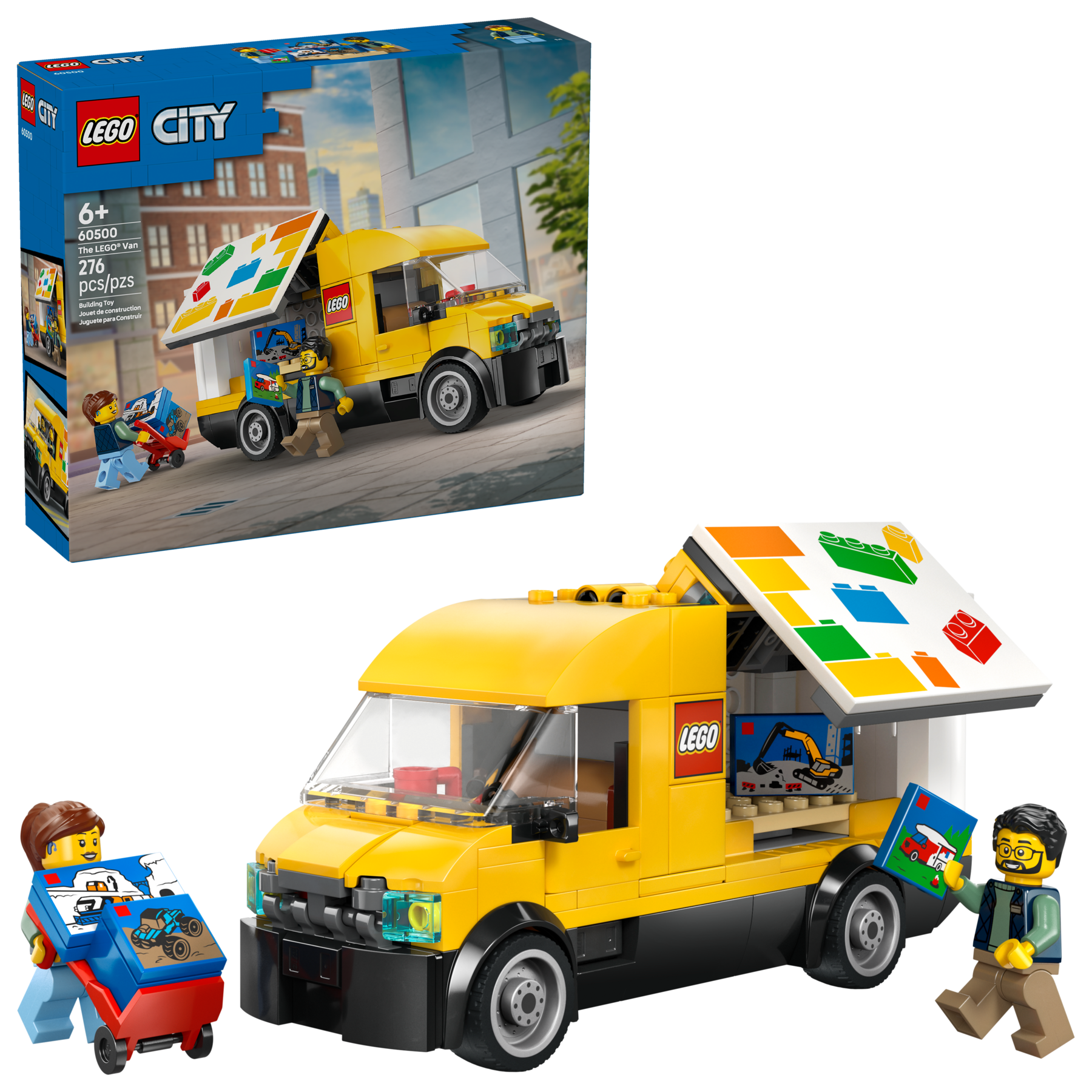 LEGO Van 60500 building kit delivery truck (British brand)