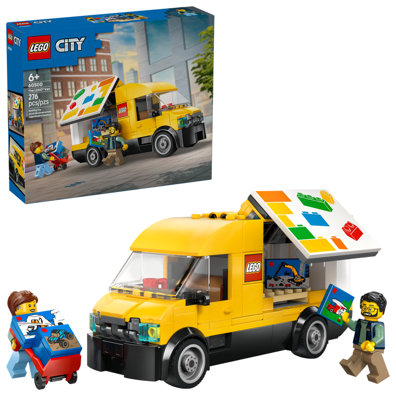 LEGO Van 60500 building kit delivery truck (British brand)