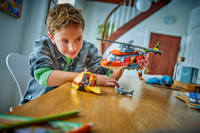 LEGO City Coast Guard Helicopter building set, imported from the UK