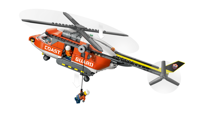 LEGO City Coast Guard Helicopter building set, imported from the UK