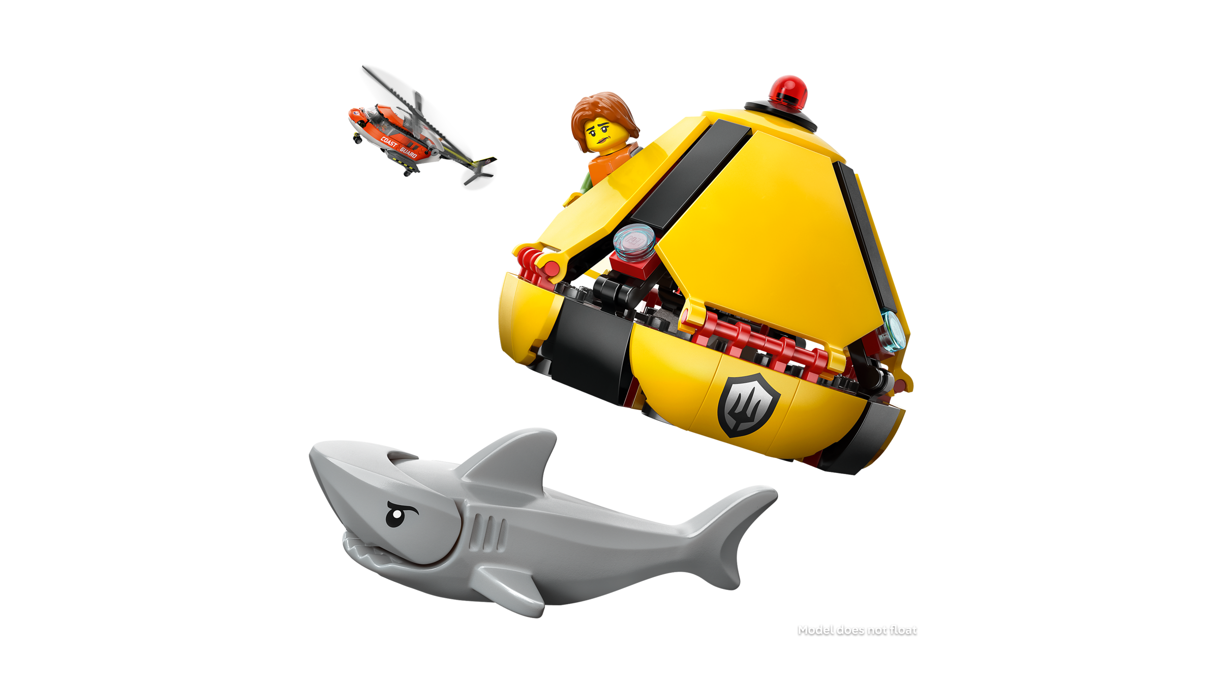 LEGO City Coast Guard Helicopter building set, imported from the UK