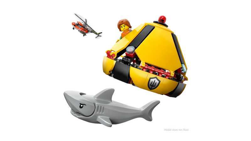 LEGO City Coast Guard Helicopter building set, imported from the UK