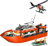 LEGO Coast Guard Rescue Boat and Helicopter building set 742 pieces - British product