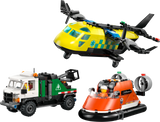LEGO City Airplane Truck Hovercraft building set (British brand)