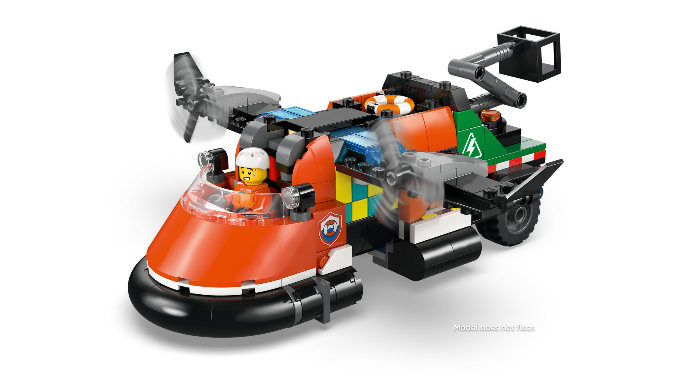 LEGO City Airplane Truck Hovercraft building set (British brand)