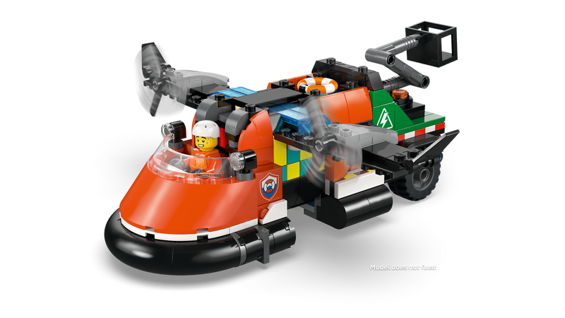 LEGO City Airplane Truck Hovercraft building set (British brand)