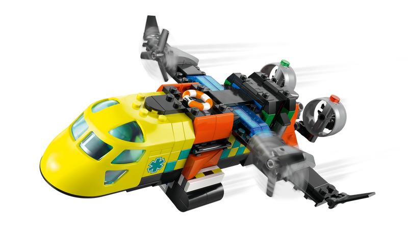 LEGO City Airplane Truck Hovercraft building set (British brand)