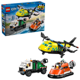 LEGO City Airplane Truck Hovercraft building set (British brand)