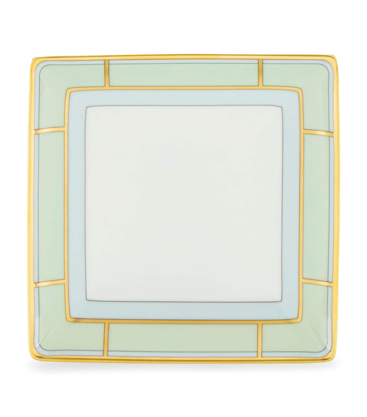 GINORI 1735 porcelain Colonna Diva square change tray 13.5cm, UK version