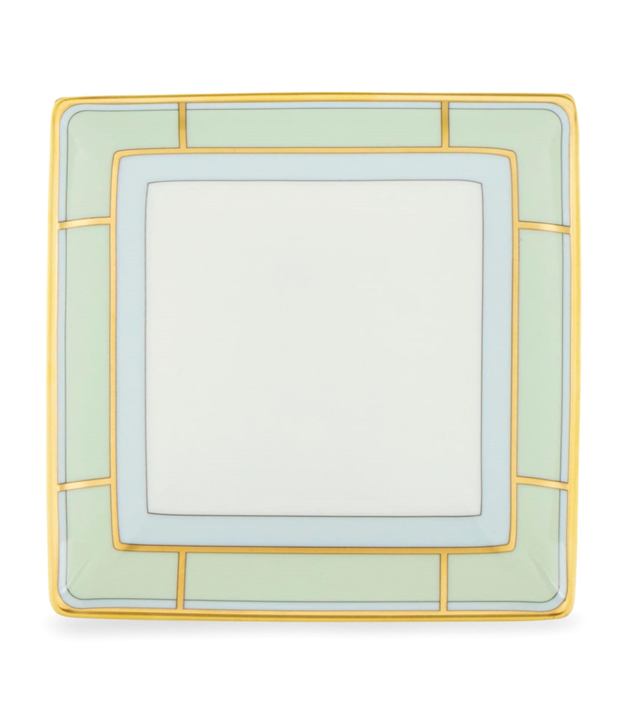 GINORI 1735 porcelain Colonna Diva square change tray 13.5cm, UK version