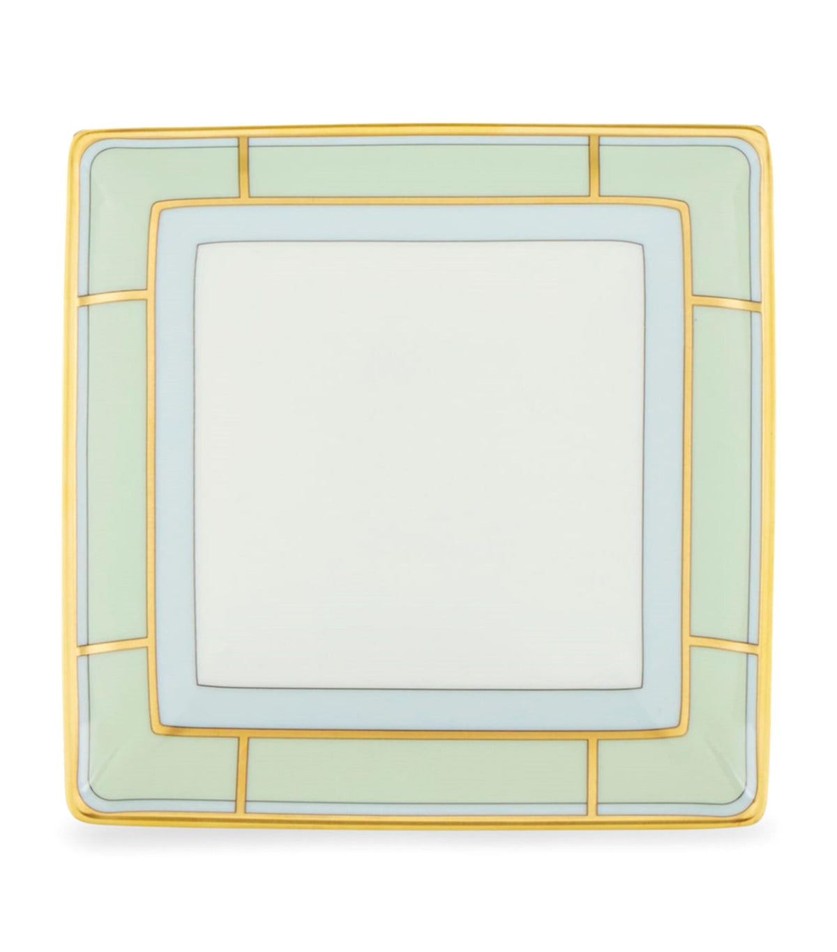 GINORI 1735 porcelain Colonna Diva square change tray 13.5cm, UK version