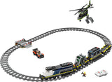 LEGO Police Train Heist set with helicopter and minifigures (British brand)