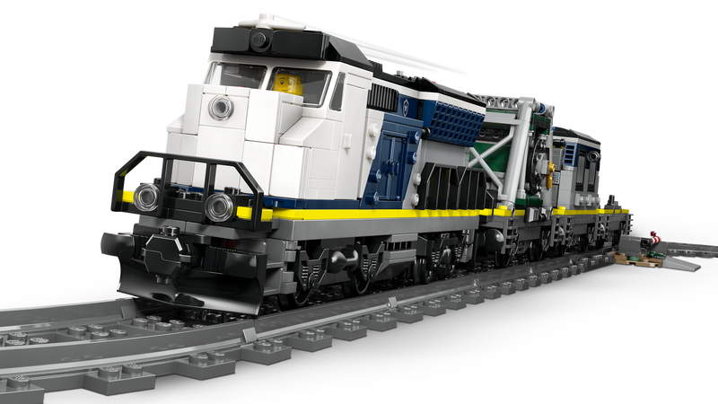 LEGO Police Train Heist set with helicopter and minifigures (British brand)