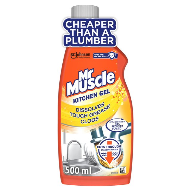 Mr Muscle Kitchen Drain Gel   500ml GOODS M&S   