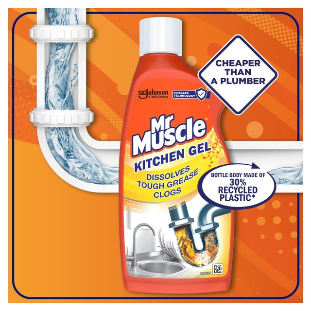 Mr Muscle Kitchen Drain Gel   500ml GOODS M&S   