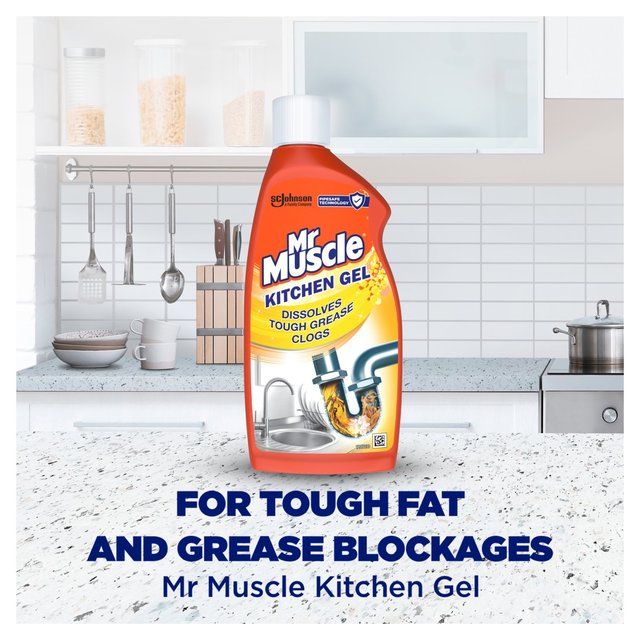 Mr Muscle Kitchen Drain Gel   500ml GOODS M&S   