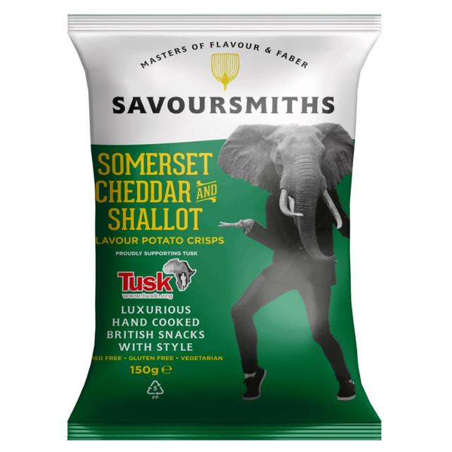 Savoursmiths Somerset Cheddar & Shallot Luxury Crisps   150g GOODS M&S   