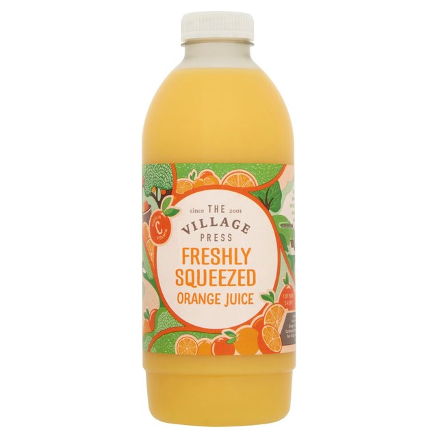 The Village Press Freshly Squeezed Orange Juice   1L GOODS M&S   