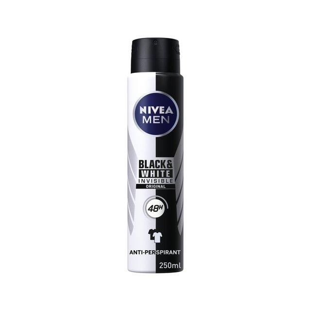 NIVEA MEN Black & White Original Anti-Perspirant Deodorant Spray   250ml GOODS M&S   