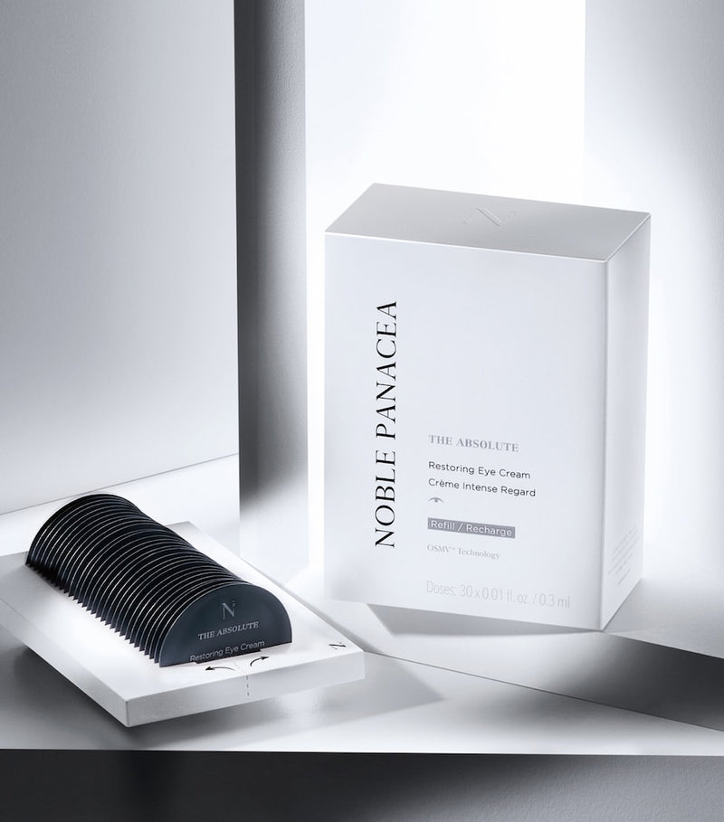 Noble Panacea The Absolute Restoring Eye Cream Refill 30 x 0.3ml, imported from the UK