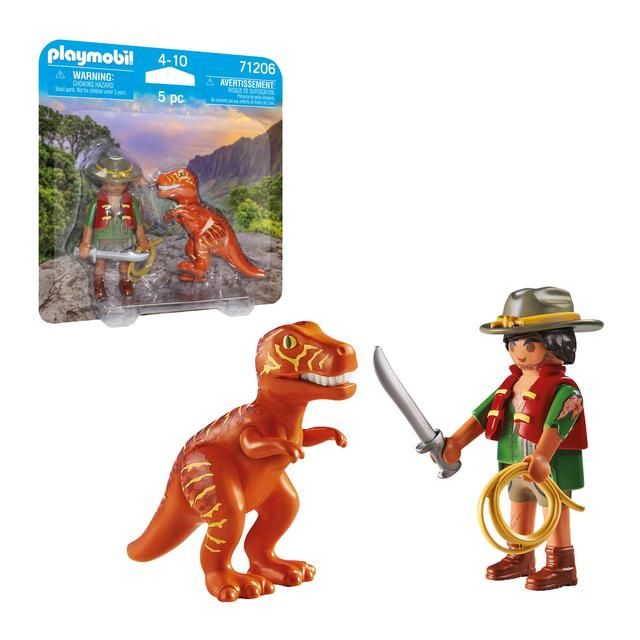 Playmobil 71206 DuoPack Villain with T-Rex