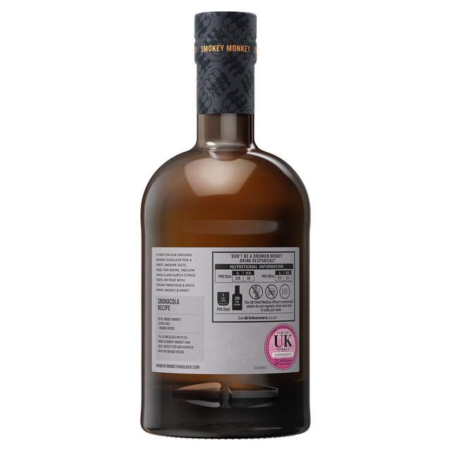 Monkey Shoulder Smokey Monkey Peated Blended Malt Scotch Whisky   70cl