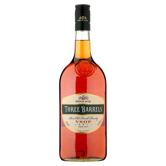 Three Barrels Rare Old French Brandy VSOP   1L