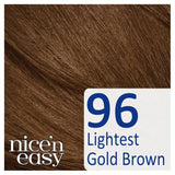 Clairol Nice'n Easy No Ammonia Hair Dye 96 Lightest Golden Brown GOODS M&S   