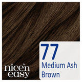 Clairol Nice'n Easy No Ammonia Hair Dye 77 Medium Ash Brown GOODS M&S   