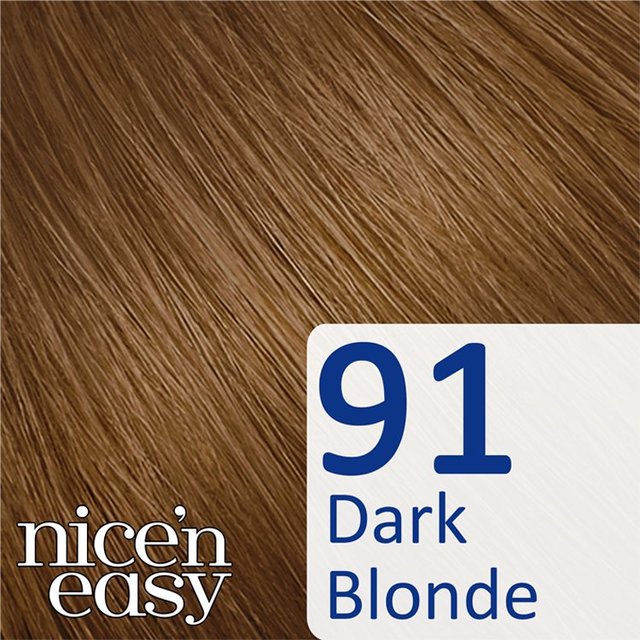 Clairol Nice'n Easy No Ammonia Hair Dye 91 Dark Blonde GOODS M&S   