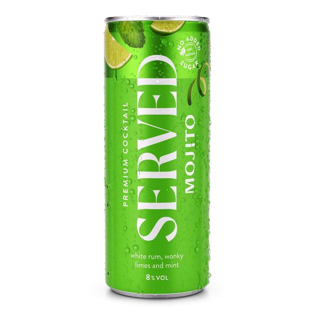 Served Mojito 8%   250ml GOODS M&S   