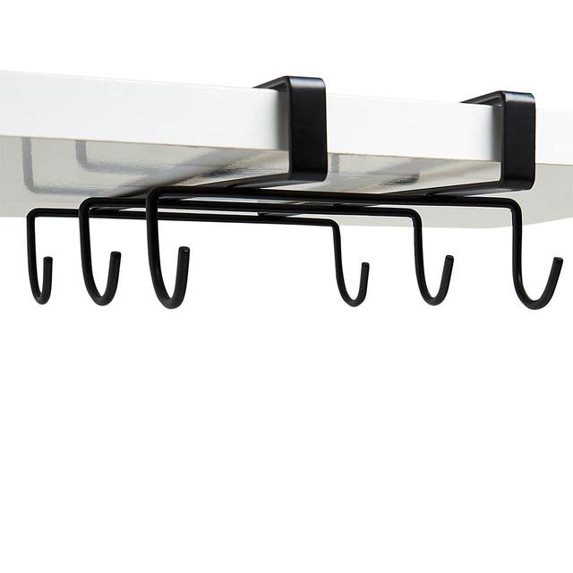 M&S Collection Wire Under Shelf Cup Rack One Size Black GOODS M&S   