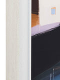 Gallery Home blue setting out framed canvas set, imported from the UK