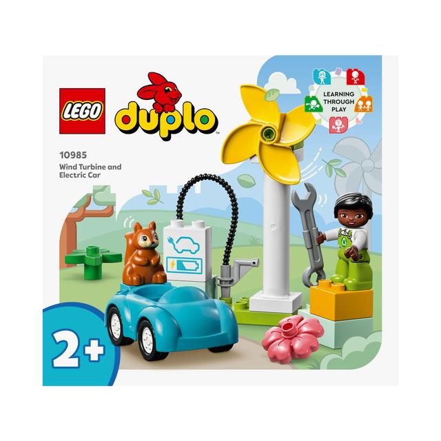 LEGO DUPLO Wind Turbine and Electric Car 10985 2+