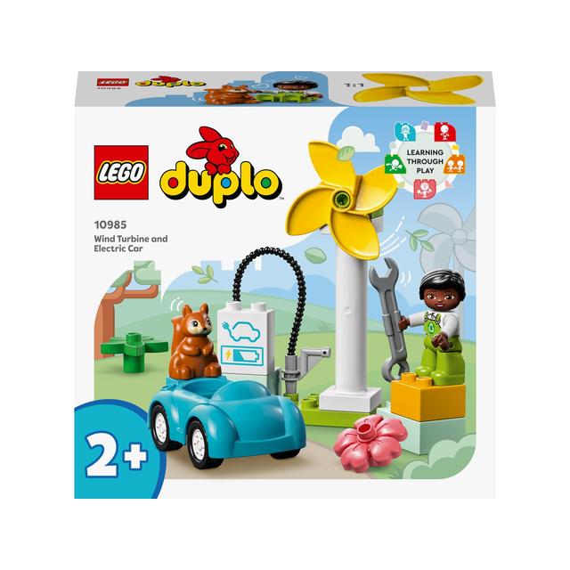 LEGO DUPLO Wind Turbine and Electric Car 10985 2+