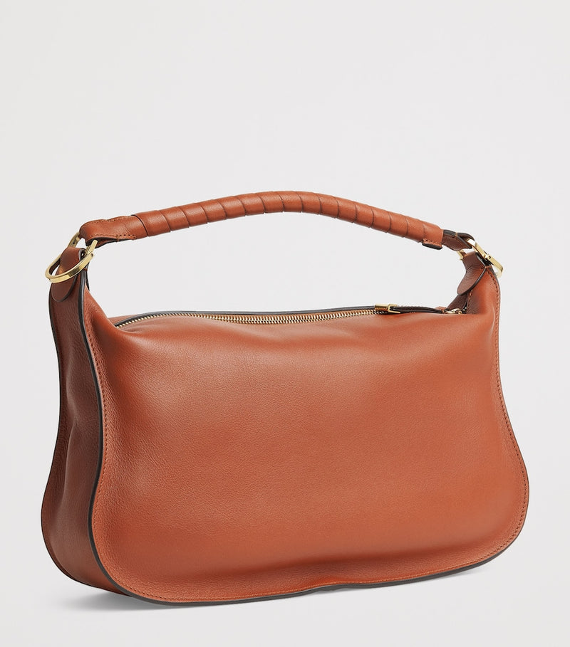 Chloé small leather Marcie shoulder bag, imported from the UK