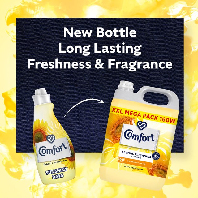 Comfort Fabric Conditioner Sunshiny Days 160 Washes   4800ml GOODS M&S   