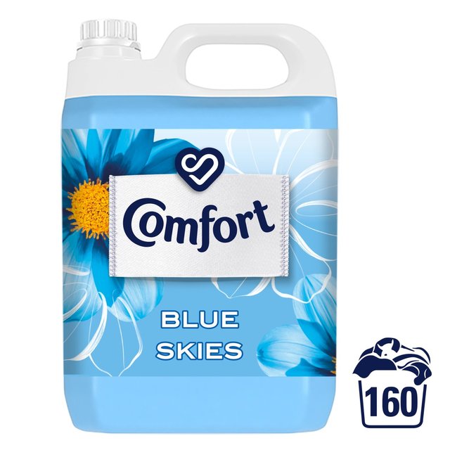 Comfort Fabric Conditioner Blue Skies 160 Washes   4800ml GOODS M&S   