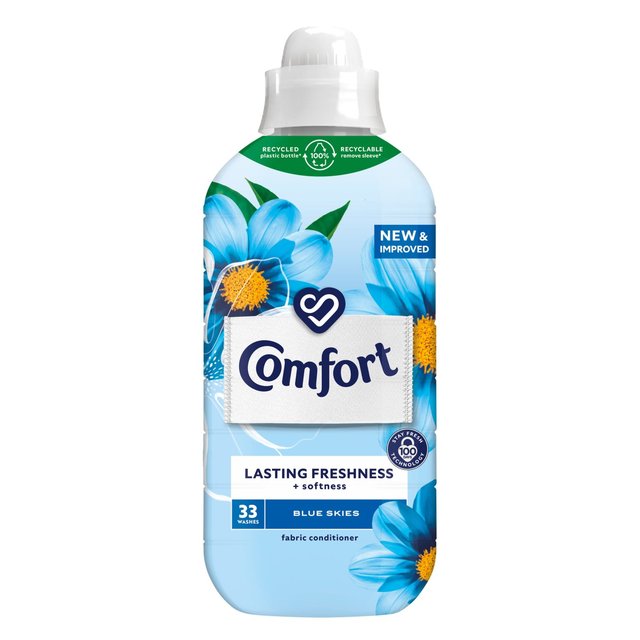 Comfort Fabric Conditioner Blue Skies 33 Washes   990ml