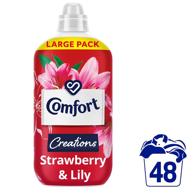 Comfort Creations Fabric Conditioner Strawberry and Lily 48 Washes   1400ml GOODS M&S   