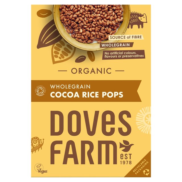 Doves Farm Organic Wholegrain Cocoa Rice Pops   300g GOODS M&S   