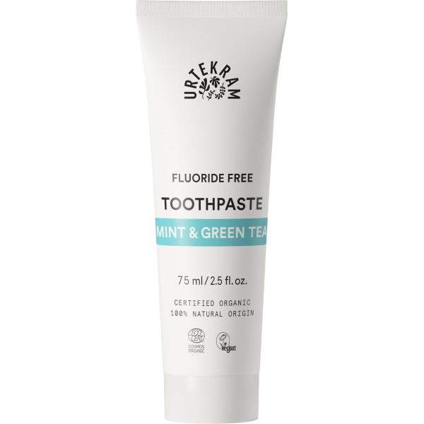 Urtekram Organic Mint with Green Tea Toothpaste - 75ml