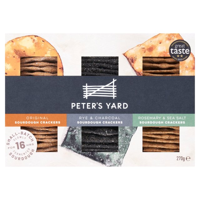 Peter's Yard Sourdough Crackers Selection Box   270g