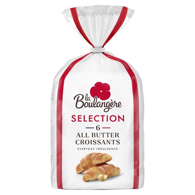 La Boulangere Selection 6 All Butter Croissants   6 per pack