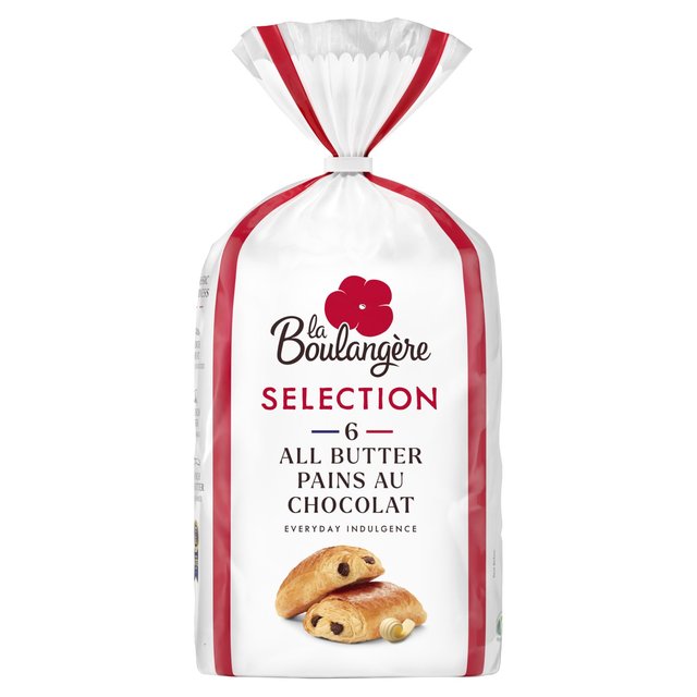 La Boulangere Selection 6 All Butter Pains au Chocolat   6 per pack