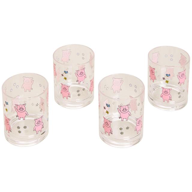 M&S Collection Set of 4 Percy Pig Picnic Tumblers One Size Multi   4 per pack