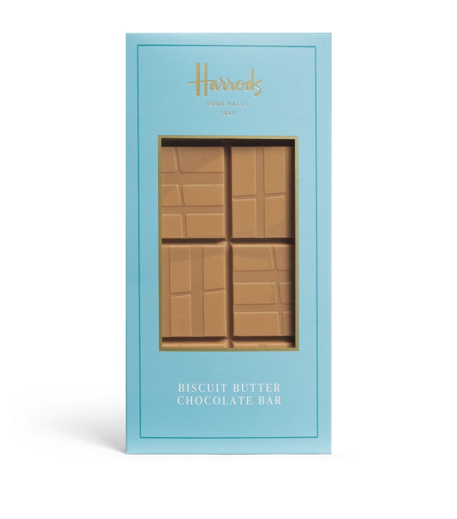 Harrods biscuit-filled blonde chocolate bar 115g, UK version
