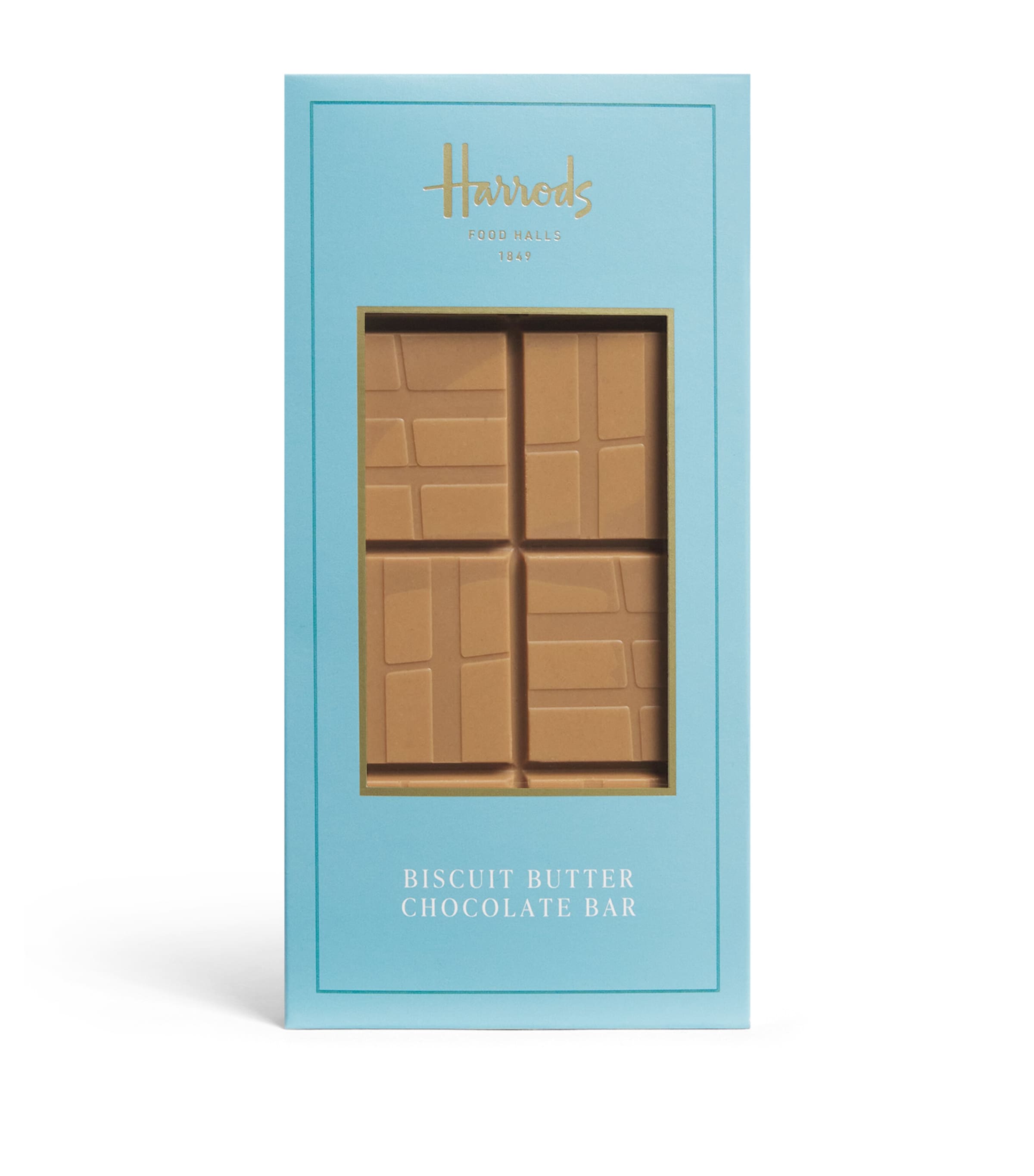 Harrods biscuit-filled blonde chocolate bar 115g, UK version
