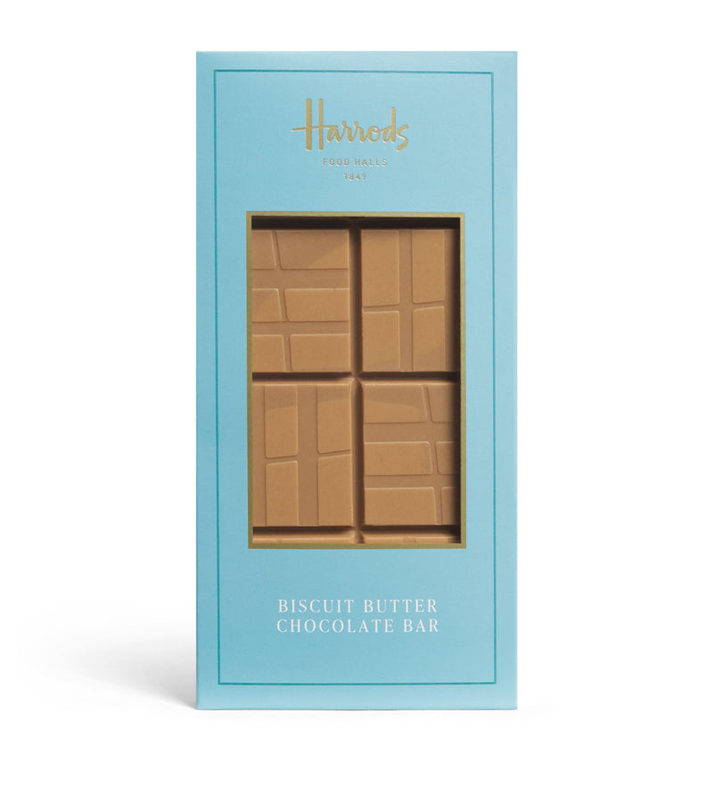 Harrods biscuit-filled blonde chocolate bar 115g, UK version